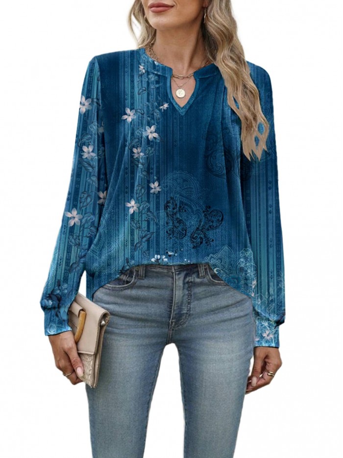 Weardear Womens Long Sleeve Tunic Tops Fall Dressy Casual Trendy Blouses Pleated Shirt