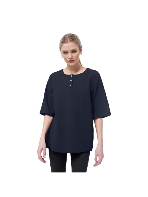 Weardear Women's 3/4 Sleeve Cotton Linen Jacquard ...