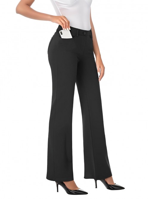 Weardear Women's Stretchy Bootcut Dress Pants with...