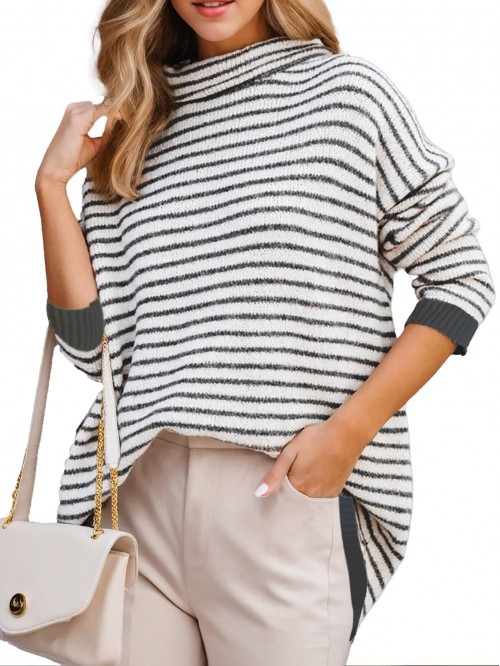 Weardear Womens Turtleneck Pullover Sweaters 2024 ...