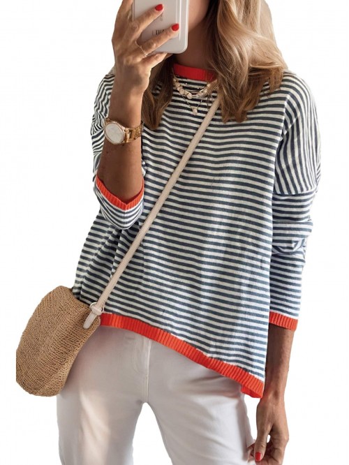 Weardear Womens 2024 Long Sleeve Sweaters Casual C...