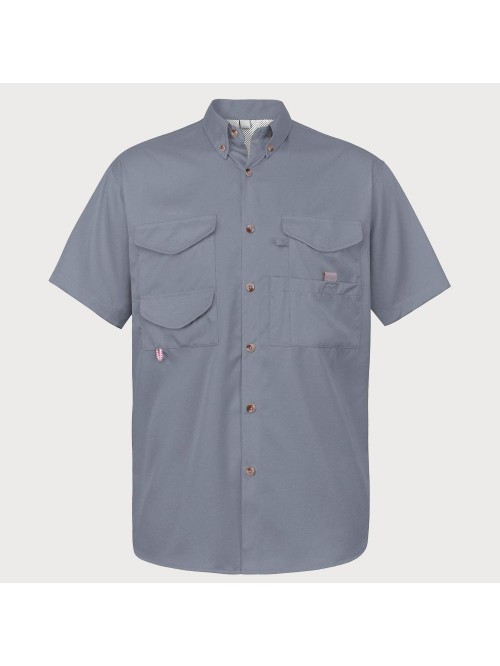 Weardear Mens Summer Short Sleeve Fishing Shirts S...