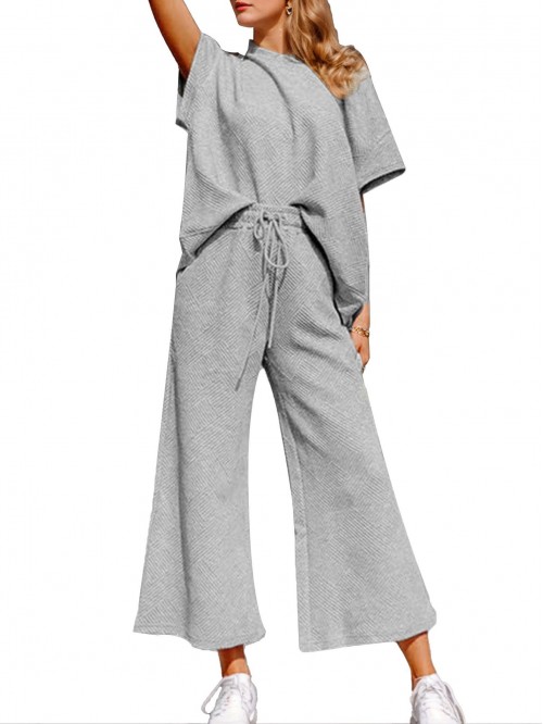 Weardear Women's 2 Piece Outfits Textured Sweatsui...